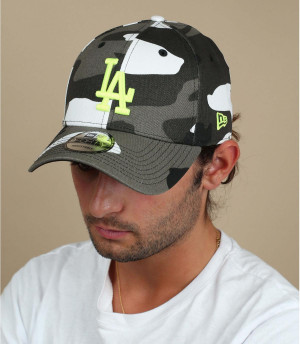 caquette LA camo Casquette Camo Ess 940 LA urban neon yellow